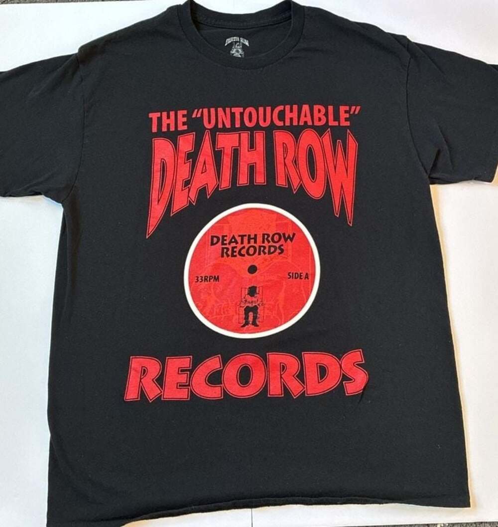 Death Row Records The Untouchable Record Graphics T-Shirt